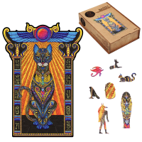 Bastet Dėlionė Iš Medžio XL Dydis (600 detalių) Fantasy Puzzles