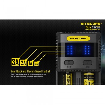 NITECORE SC2 Superb Charger Baterijų įkroviklis