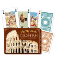 Colosseum Žaidimo kortos Dvi Kaladės Lo Scarabeo
