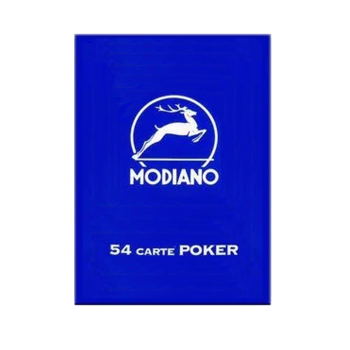 Poker Club F/N kortos (mėlynos) Modiano