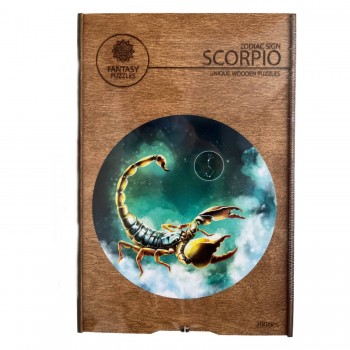 Skorpionas (Zodiakai) Dėlionė Iš Medžio (200 detalių) Fantasy Puzzles
