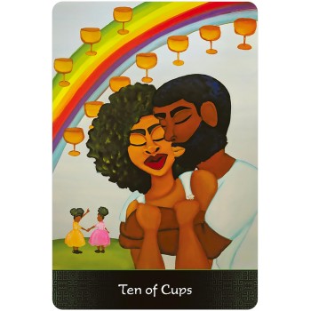 Afro Goddess Tarot Arcanas kortos US Games Systems