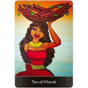 Afro Goddess Tarot Arcanas kortos US Games Systems