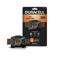 Duracell Led Headlamp 200 Lumens prožektorius ant galvos 