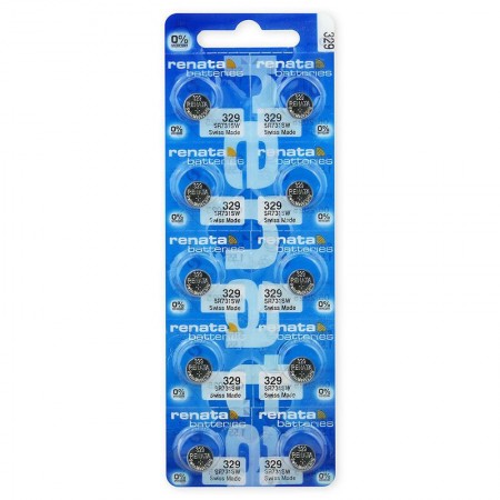 Renata 329 (SR731SW) baterijos 10 vnt.