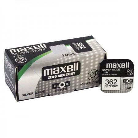 Maxell 362 (SR721SW) baterijos 10 vnt.
