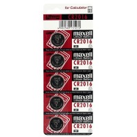 Maxell CR2016 baterijos 5 vnt.