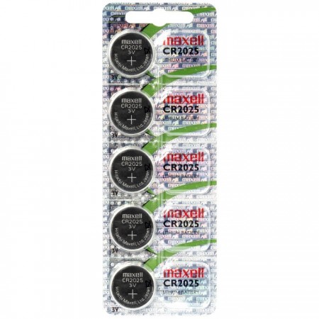 Maxell CR2025 HOLO baterijos 5 vnt.