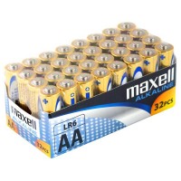 Maxell AA LR6 baterijos 32 vnt.