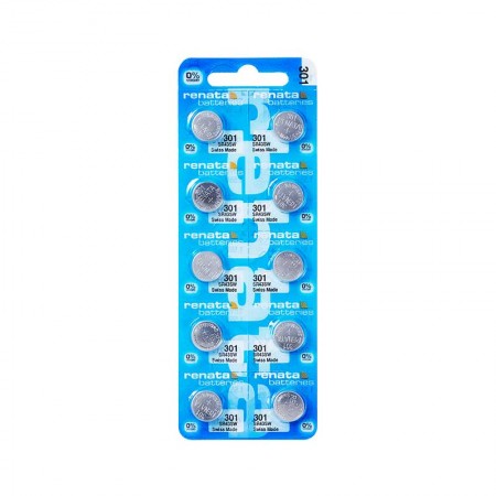 Renata 301 (SR1142SW) baterijos 10 vnt.