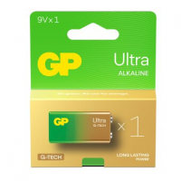 GP 9V 6LR61 Ultra (G-TECH) šarminė baterija 1 vnt.