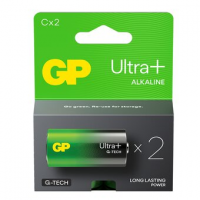 GP LR14 Ultra+ (G-TECH) baterijos 2 vnt.