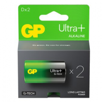 GP LR20 Ultra+ (G-TECH) baterijos 2 vnt.