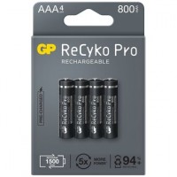 GP R03 AAA ReCyko PRO 800mAh baterijos 4 vnt.
