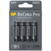 GP R6 AA Recyko PRO 2000mAh įkraunamos baterijos 4 vnt.