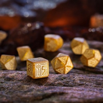 Dwarven Gold kauliukų rinkinys (aukso sp.)