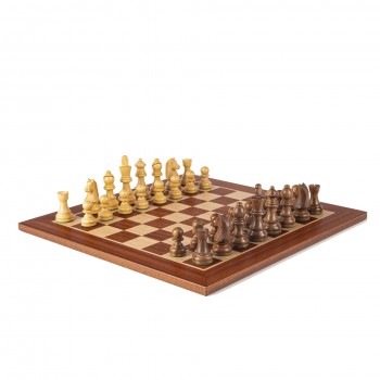 MAHOGANY stiliaus Šachmatų rinkinys 50x50cm su figūrėlėmis Manopoulos