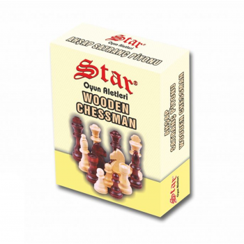 Mediniai Šachmatai No.1 Star