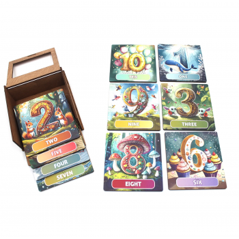 Lavinamoji Dėlionė Iš Medžio (Skaičių kolekcija nr. 1) (EN) Fantasy Puzzles