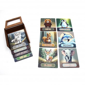 Lavinamoji Dėlionė Iš Medžio (Gyvūnų kolekcija nr. 2) (LT) Fantasy Puzzles