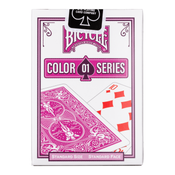 Bicycle Color Series #1 Berry žaidimo kortos