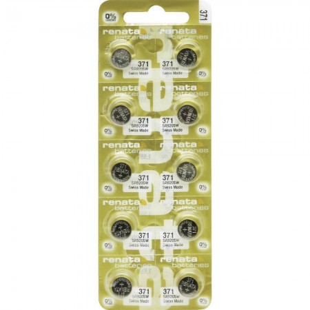 Renata 371 MP-E (SR920SW) baterijos 10 vnt.