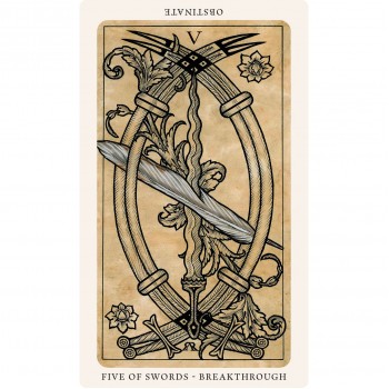 The Medieval Feathers Taro kortos Blue Angel