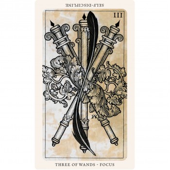 The Medieval Feathers Taro kortos Blue Angel