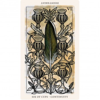 The Medieval Feathers Taro kortos Blue Angel