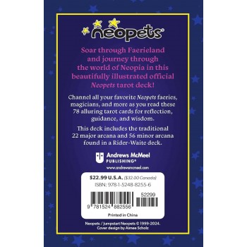 Neopets: The Official Tarot kortos Andrews McMeel Publishing