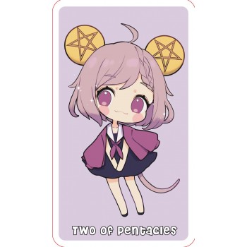 Cute Chibi Taro kortos Rock Point Press