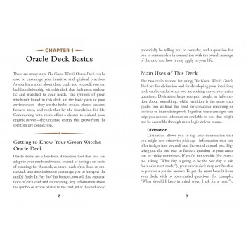 Green Witch's Oracle kortos Adams Media