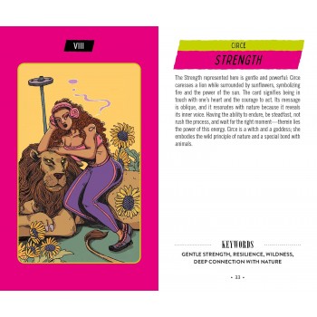 Rebel Witches Tarot kortos Dover Publications