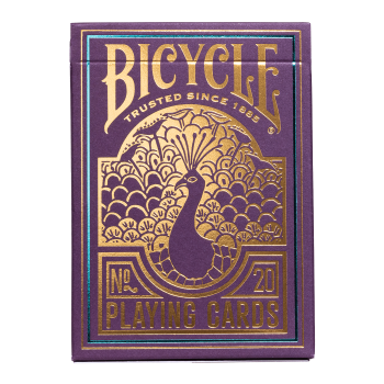 Bicycle Peacock Purple No 20 žaidimo kortos