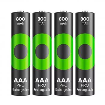 GP R03 AAA ReCyko PRO 800mAh baterijos 4 vnt. (nauja pakuotė)